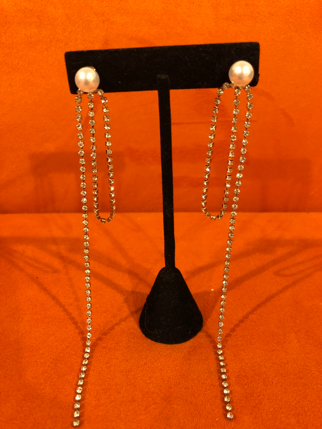 Fancy Pearls With Rhinestones