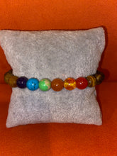 Load image into Gallery viewer, Pride Tiger Eyed Bracelet
