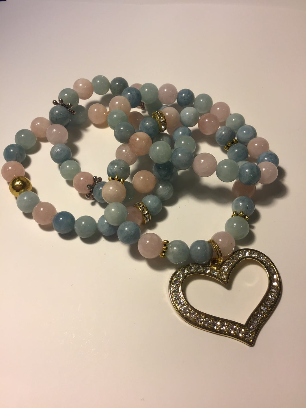 Cotton Candy Beaded Bracelet Stack