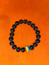 Load image into Gallery viewer, Pride Black Matte Bracelets
