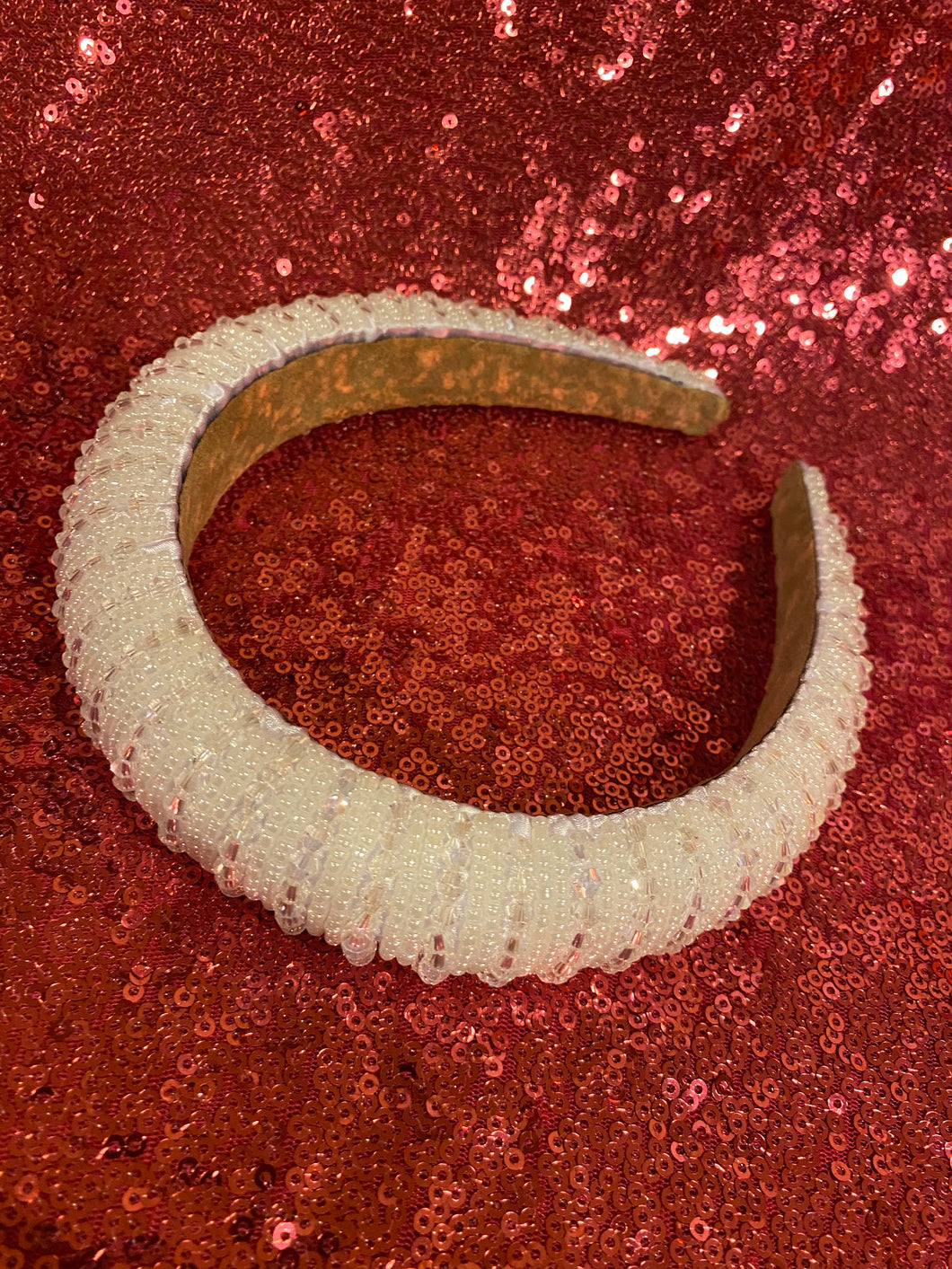 White Bling Band