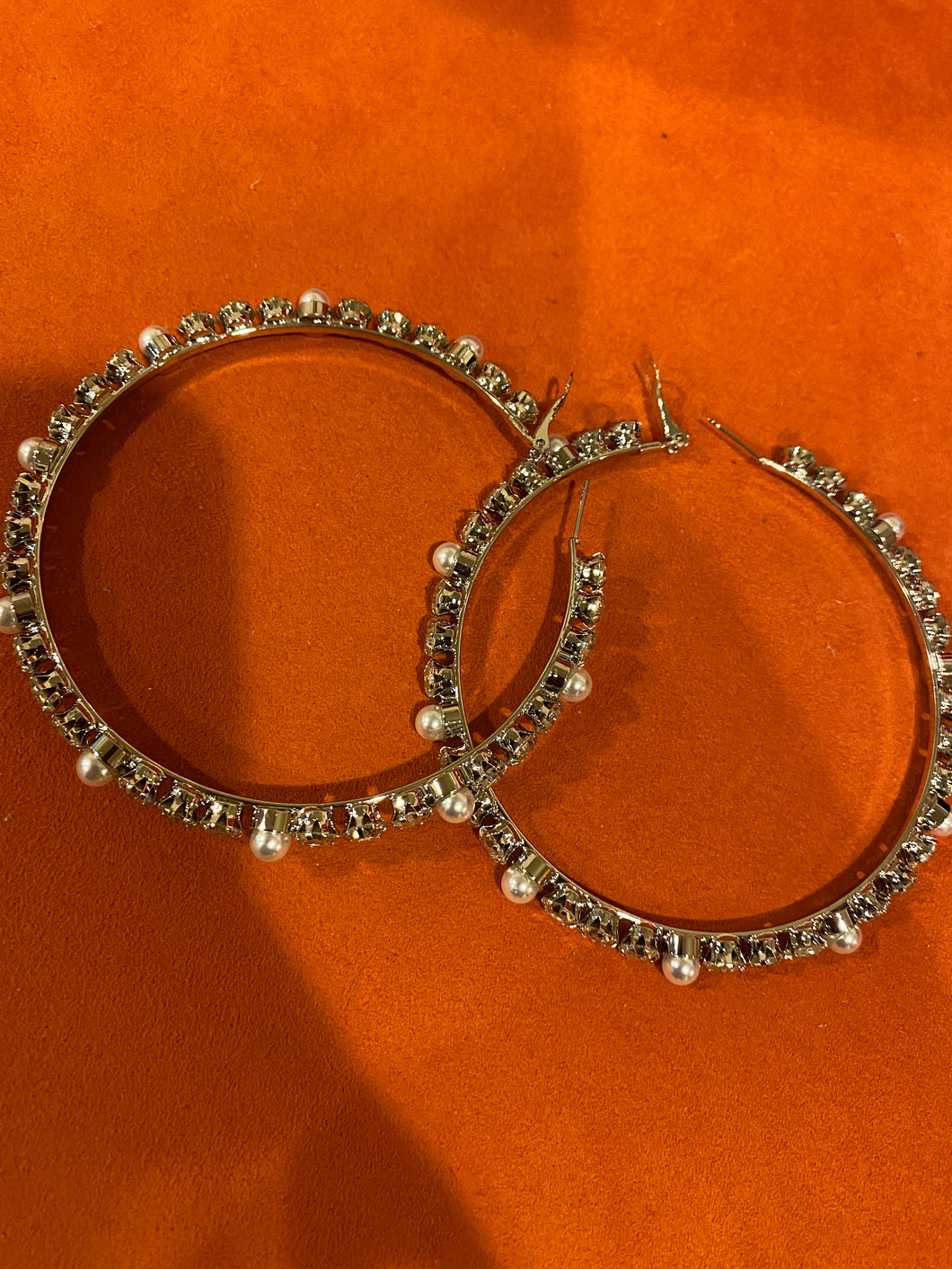 Large Alloy Diamond Hoops