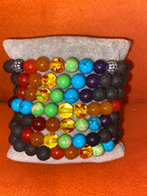 Load image into Gallery viewer, Pride Lava Bracelet
