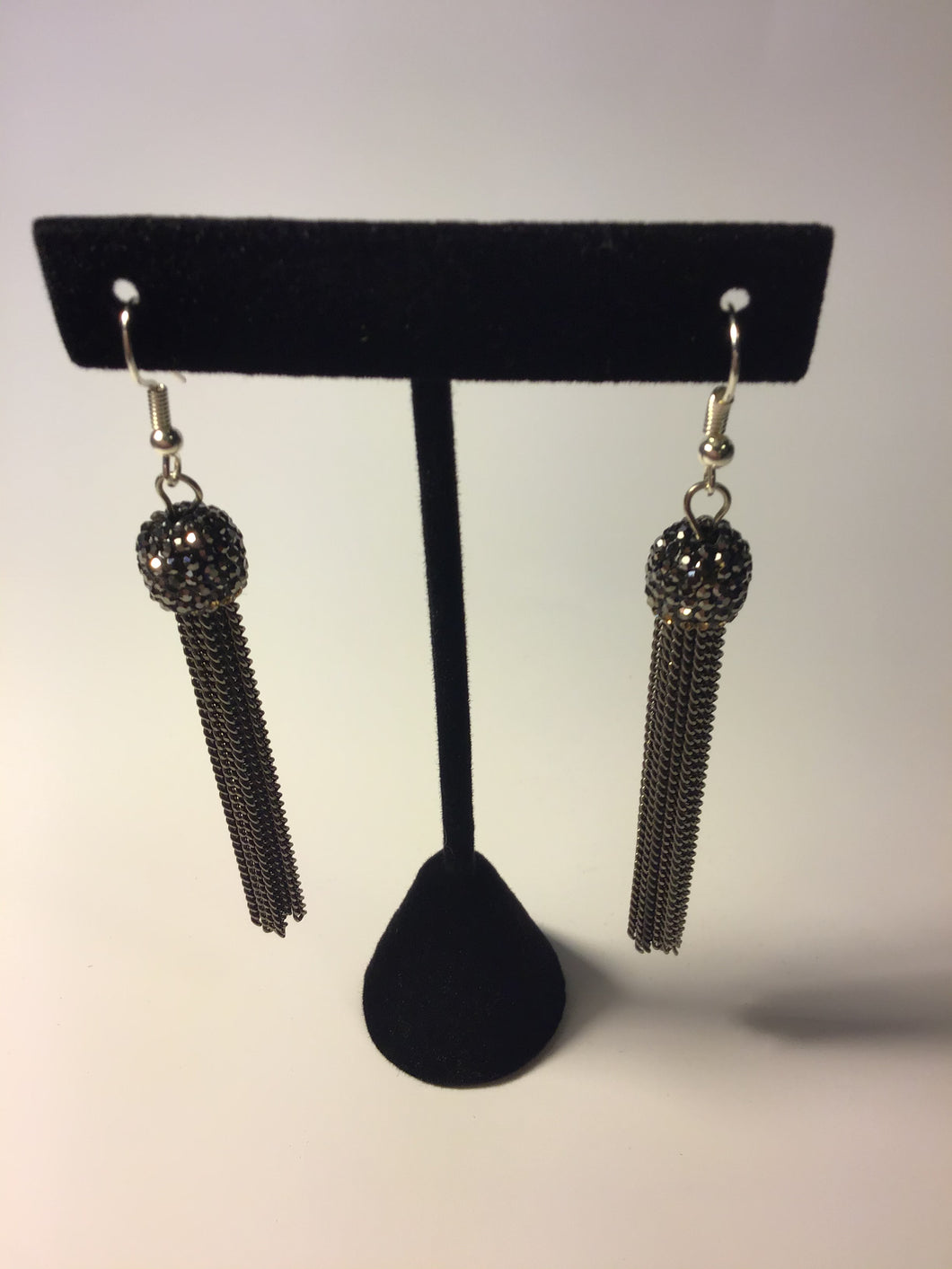 Metal Tassel Earrings